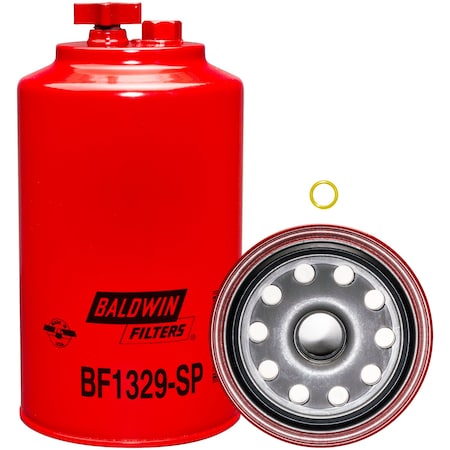 Baldwin Filters Fuel Filter, 8-1/8 x 4-9/32 x 8-1/8 In BF1329-SP